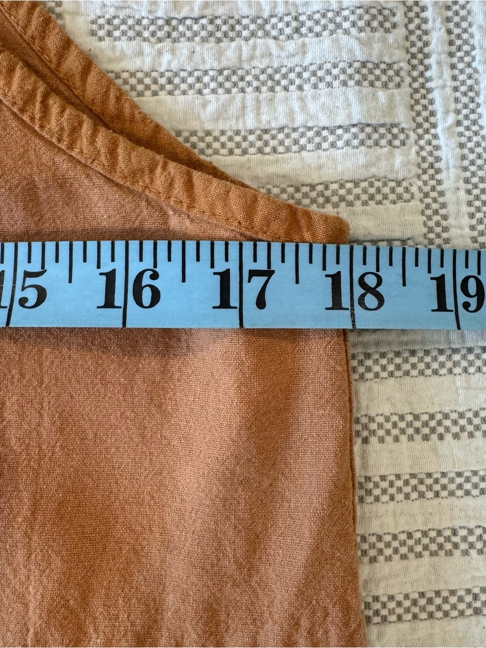 Brown Cotton Overalls Jumpsuit Small | Adjustable Tie Straps Pocket Romper Boho - Picture 7 of 8
